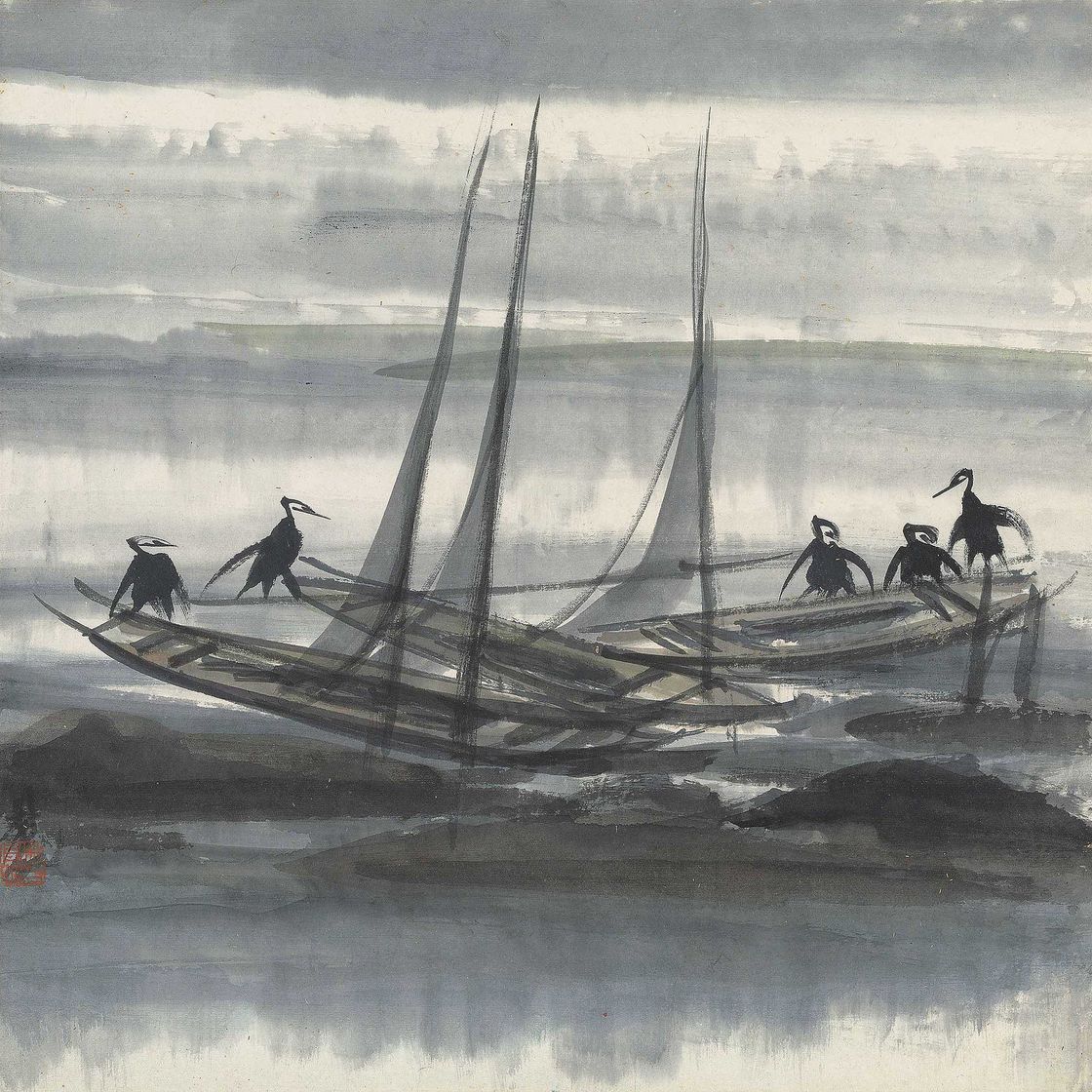 Lin Fengmian — Бакланы