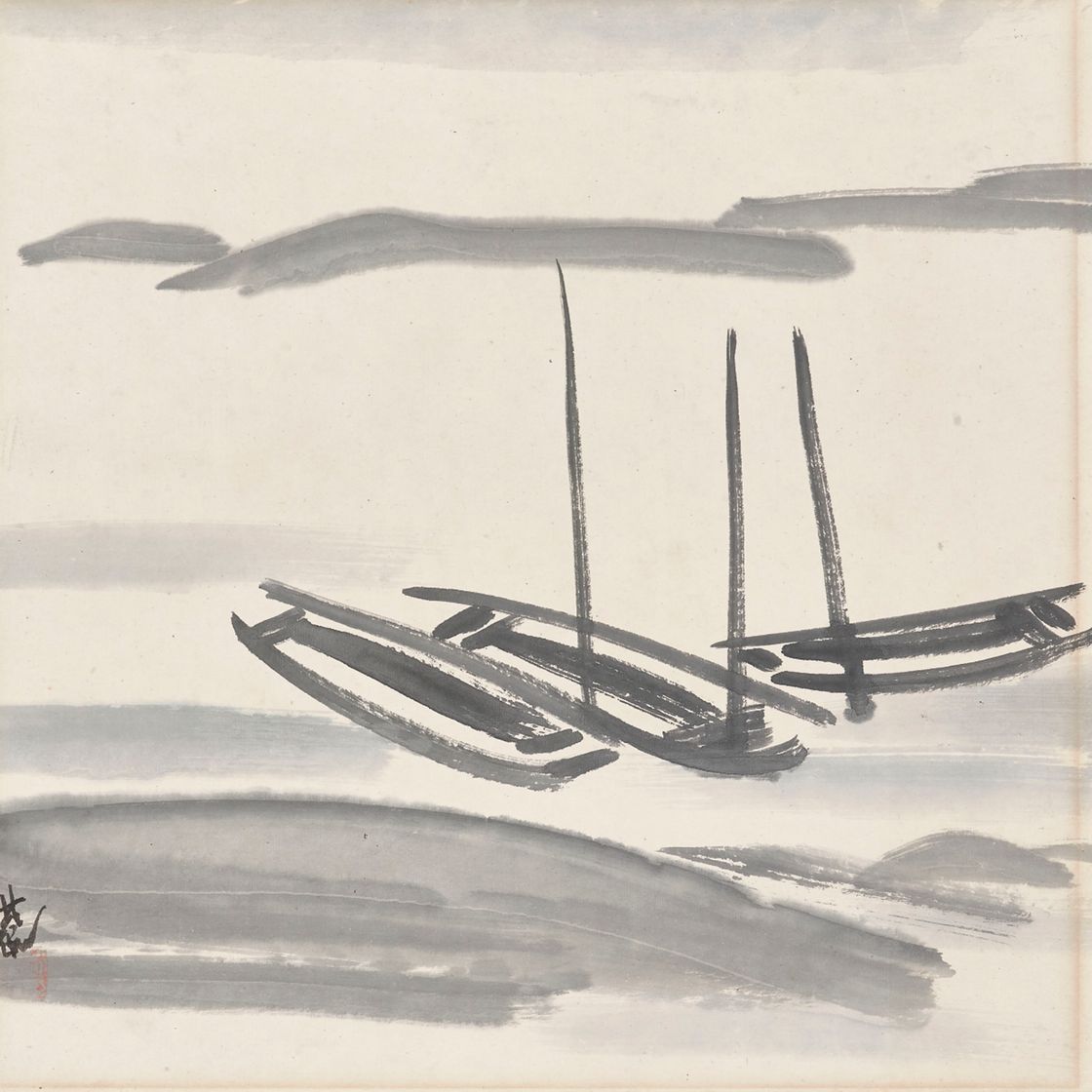 Lin Fengmian — Лодки