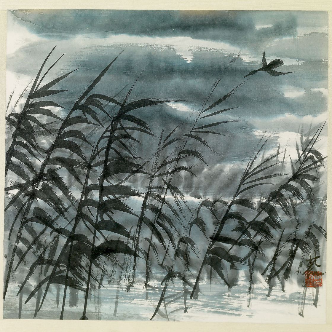 Lin Fengmian — КИТАЙ, ПОДПИСЬ ЛИНЬ ФЭНМЯНЬ (1900-1991)