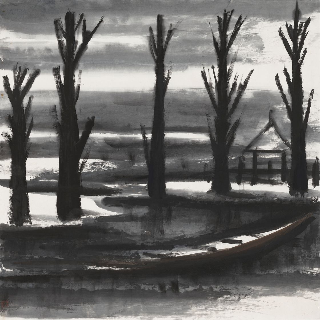 Lin Fengmian — Гребля