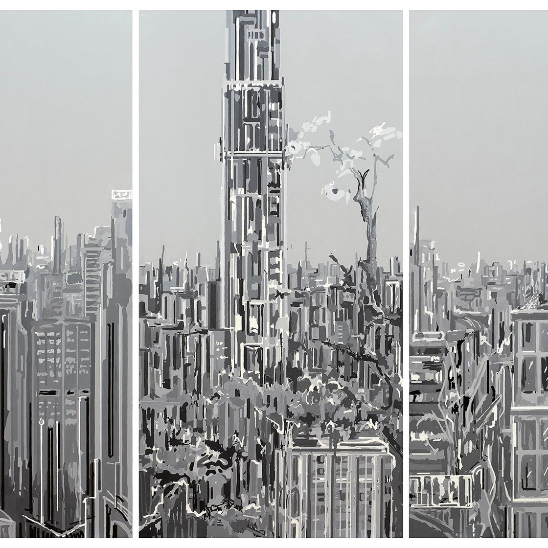 Liu Wei — Фиолетовый воздух 1-1; Фиолетовый воздух 1-2; Фиолетовый воздух 1-3