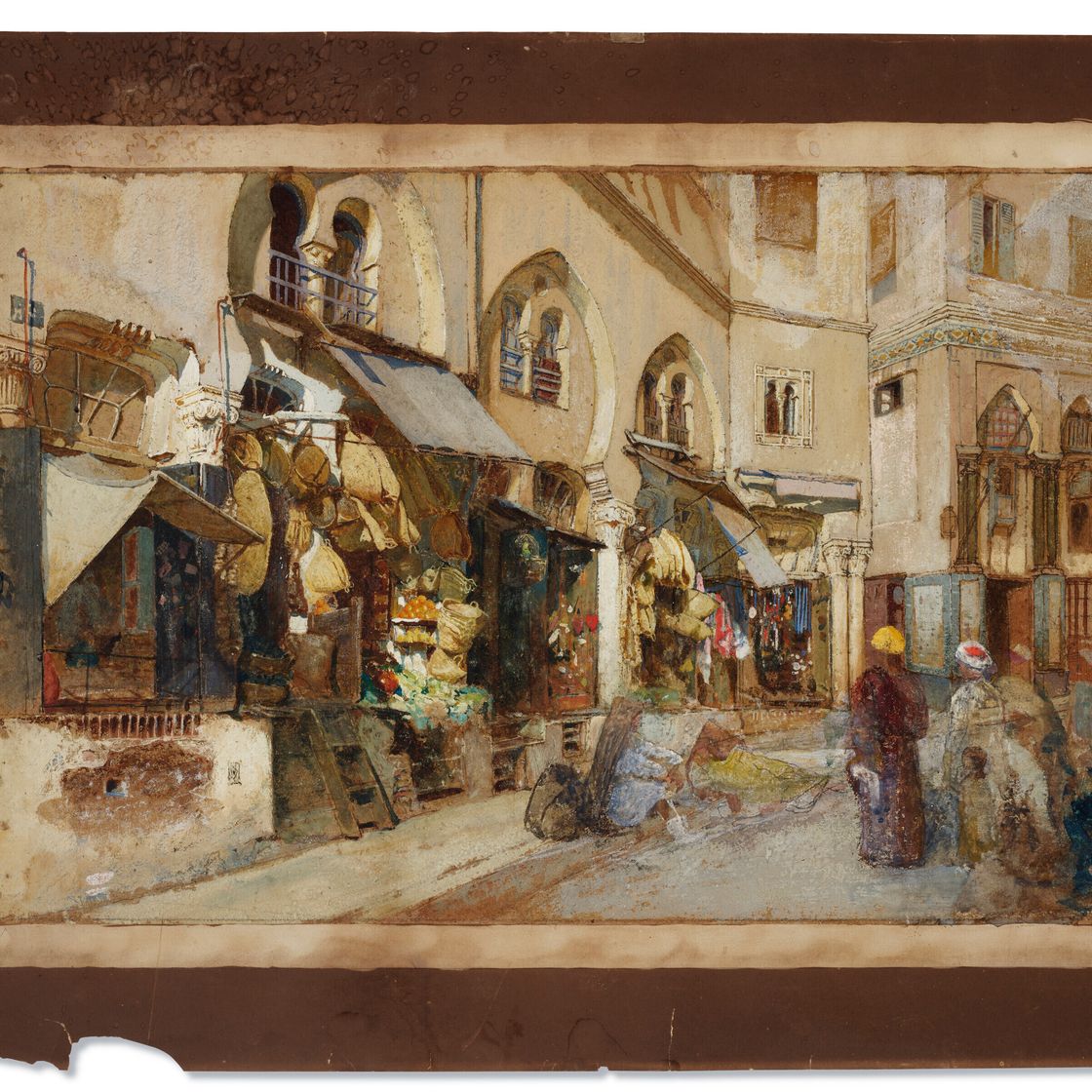 Louis Comfort Tiffany — "Уличная сцена в Алжире", около 1880 года, изображение 2