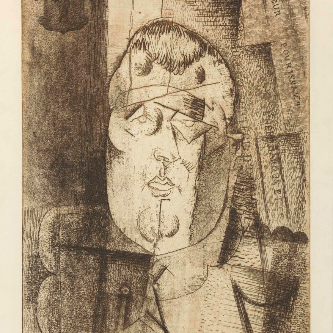 Louis Marcoussis — Портрет Гийома Аполлинера