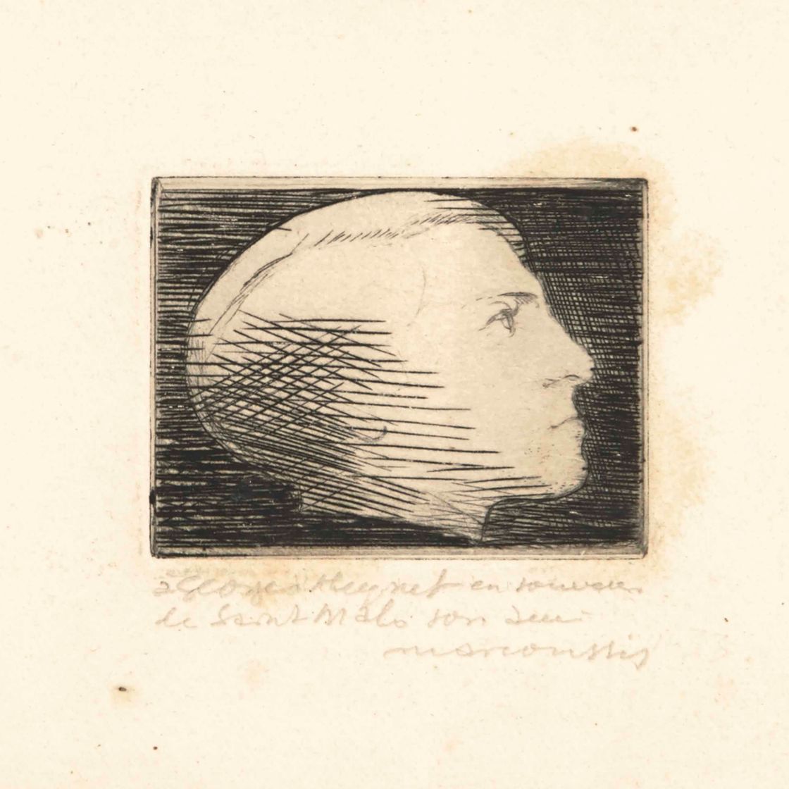 Louis Marcoussis — Портрет Жоржа Гюгне (ср. Милет, 51)