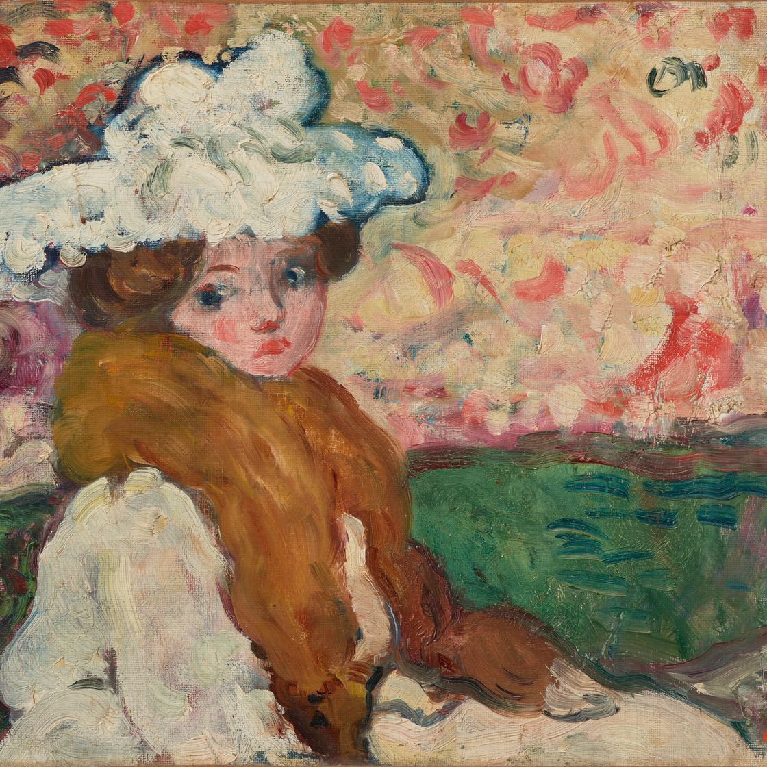 Louis Valtat — Женщина а-ля Шарлотта, изображение 1