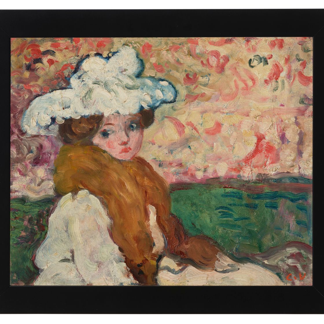 Louis Valtat — Женщина а-ля Шарлотта, изображение 2