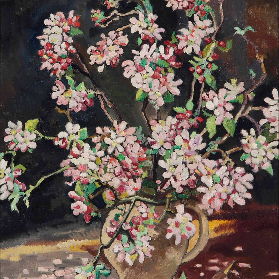 Louis Valtat — Ваза с темными цветами