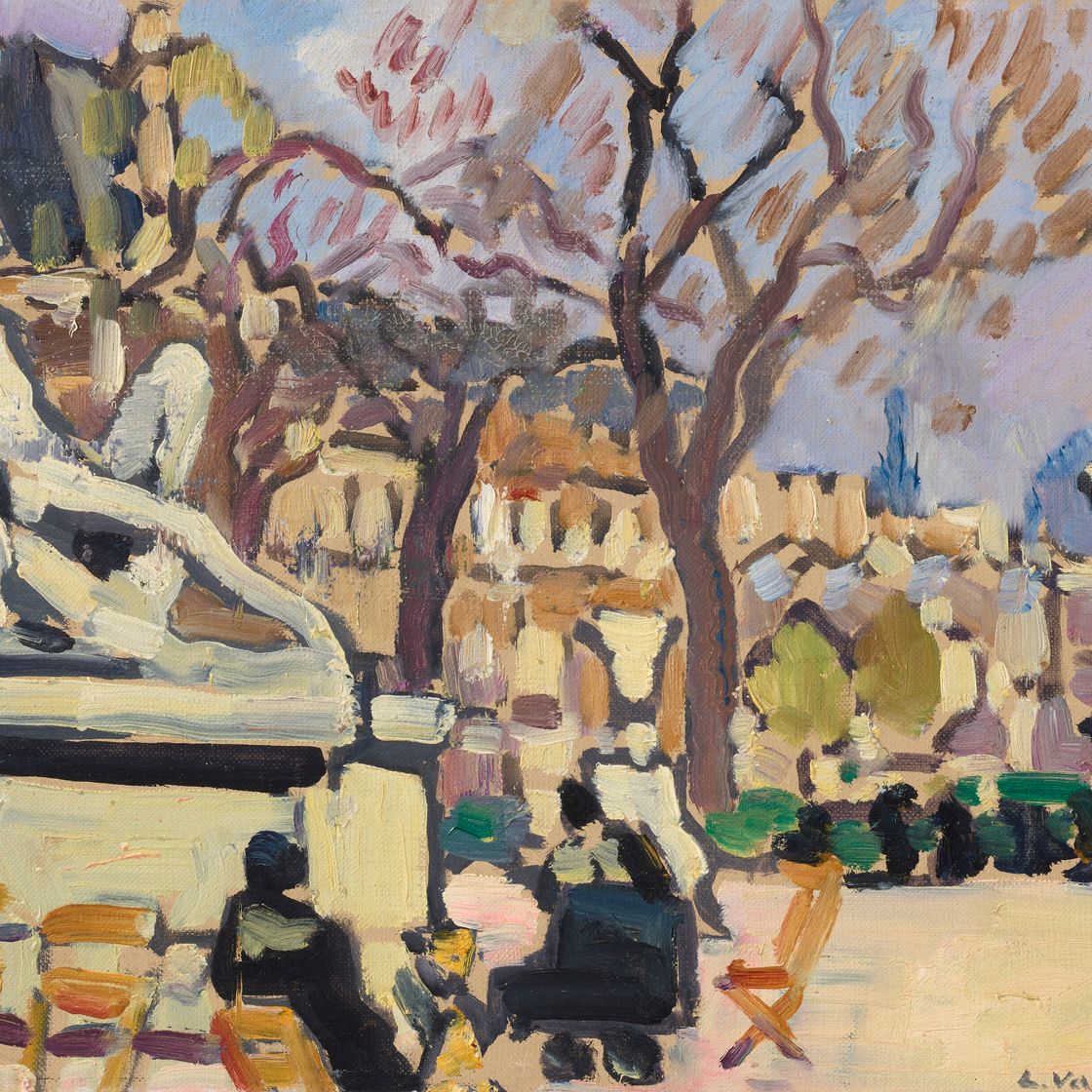 Louis Valtat — Сад Тюильри, изображение 1