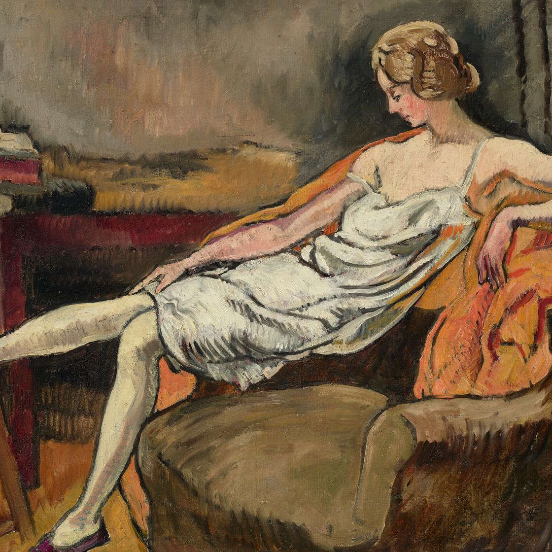 Louis Valtat — Женщина в одиночестве, изображение 1