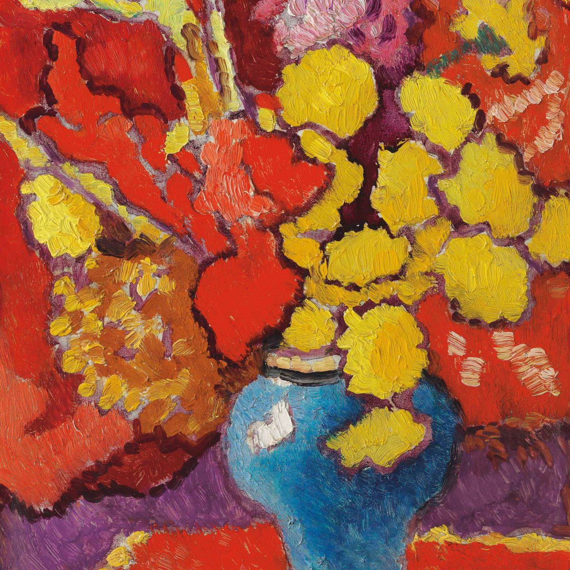 Louis Valtat — Ваза с цветами для нежных румян