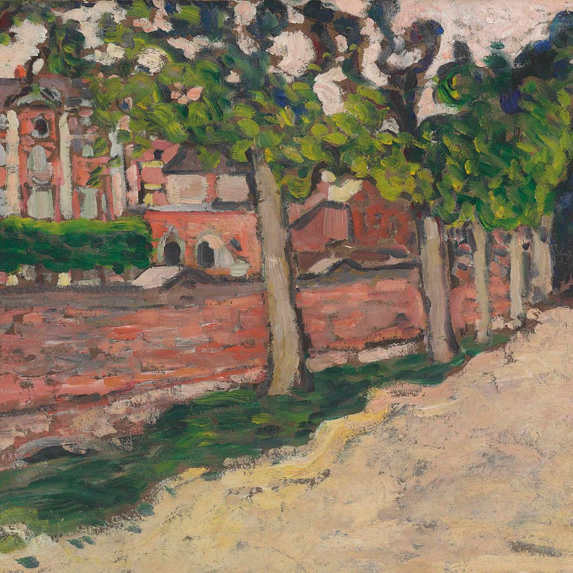 Louis Valtat — Бульвар с изображением розы