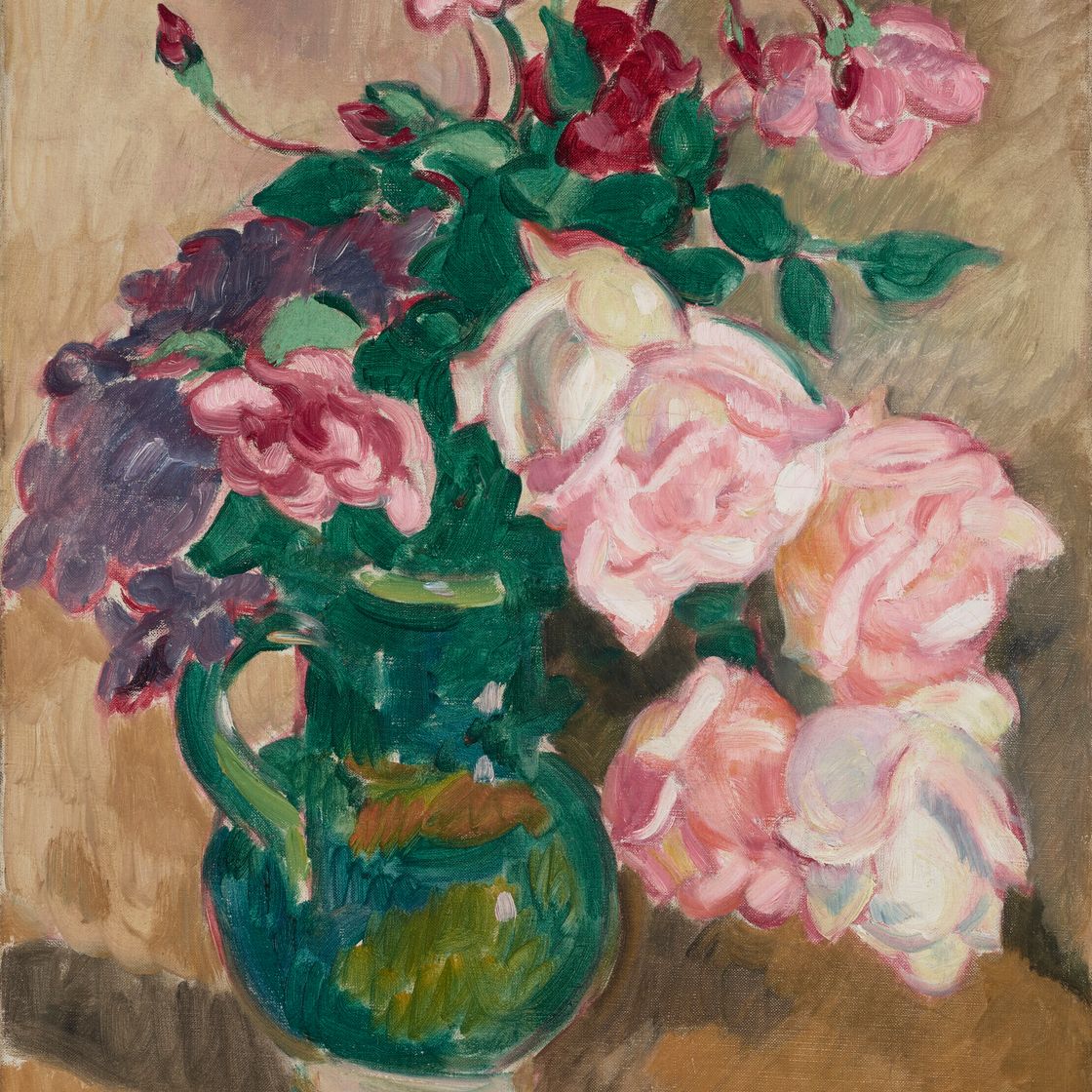 Louis Valtat — Букет роз в виде круше-верте, изображение 1