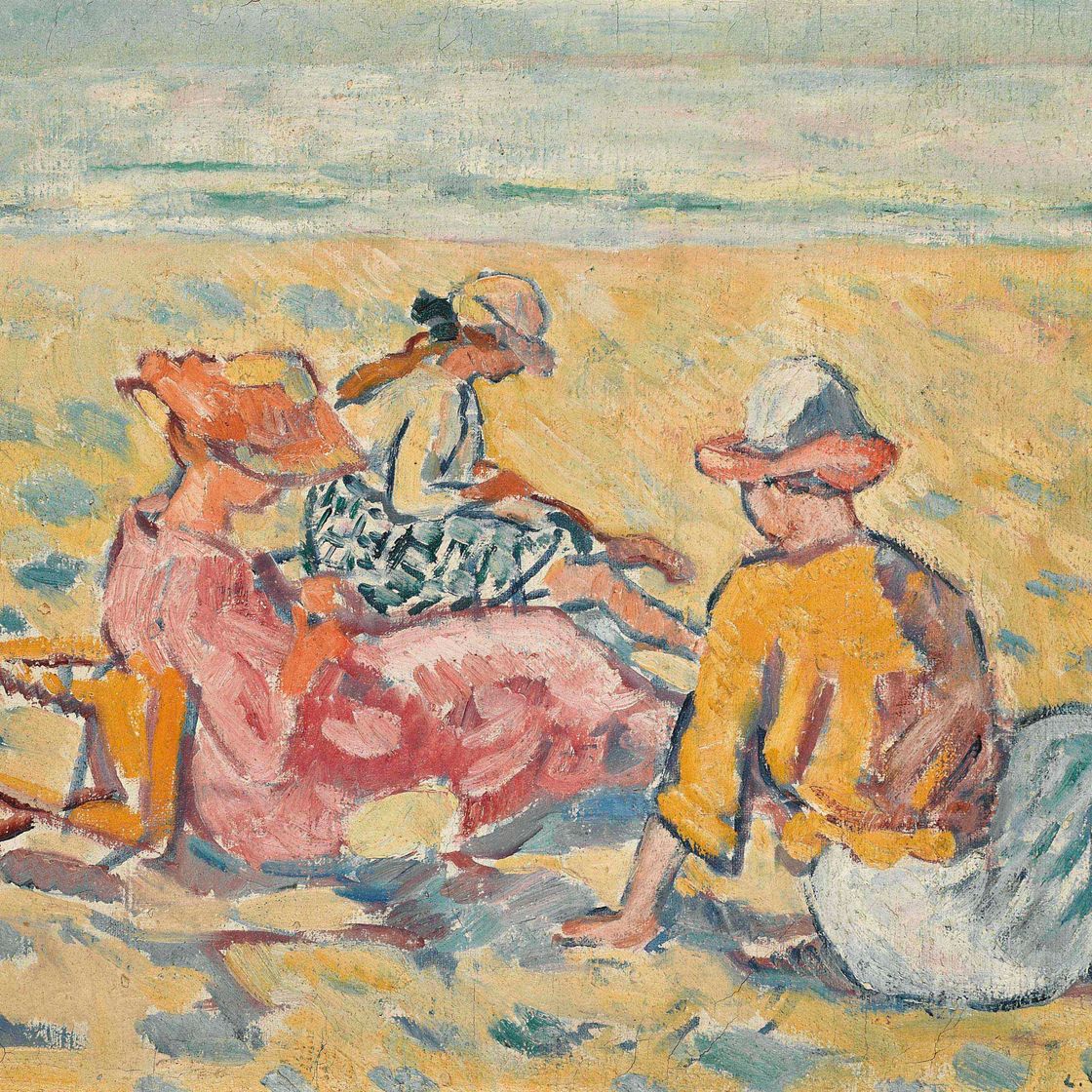 Louis Valtat — Три женщины на пляже