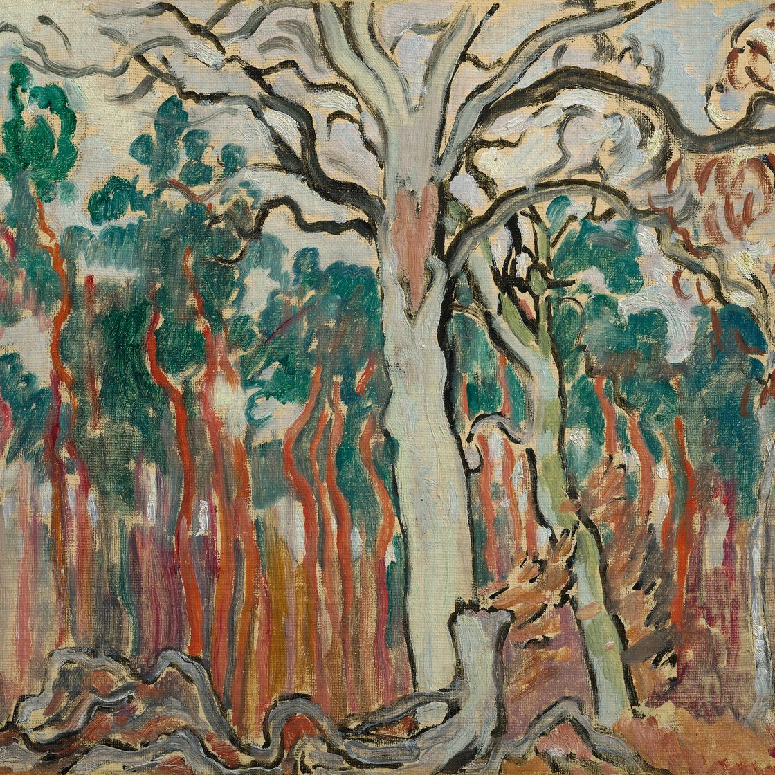 Louis Valtat — Деревья в Солони, изображение 1
