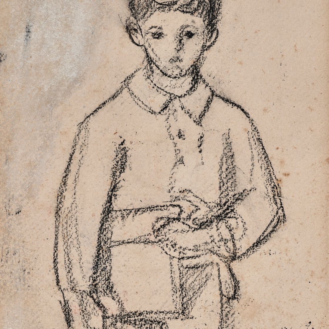 Louis Valtat — (i) Портрет Жана Вальта, изображающего сына, (ii) Портрет Жана Вальта, изображающего молодого человека (iii) Портрет молодого арендатора, изображение 1