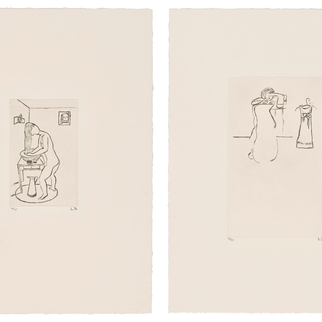 Louise Bourgeois — Две пластинки из автобиографической серии