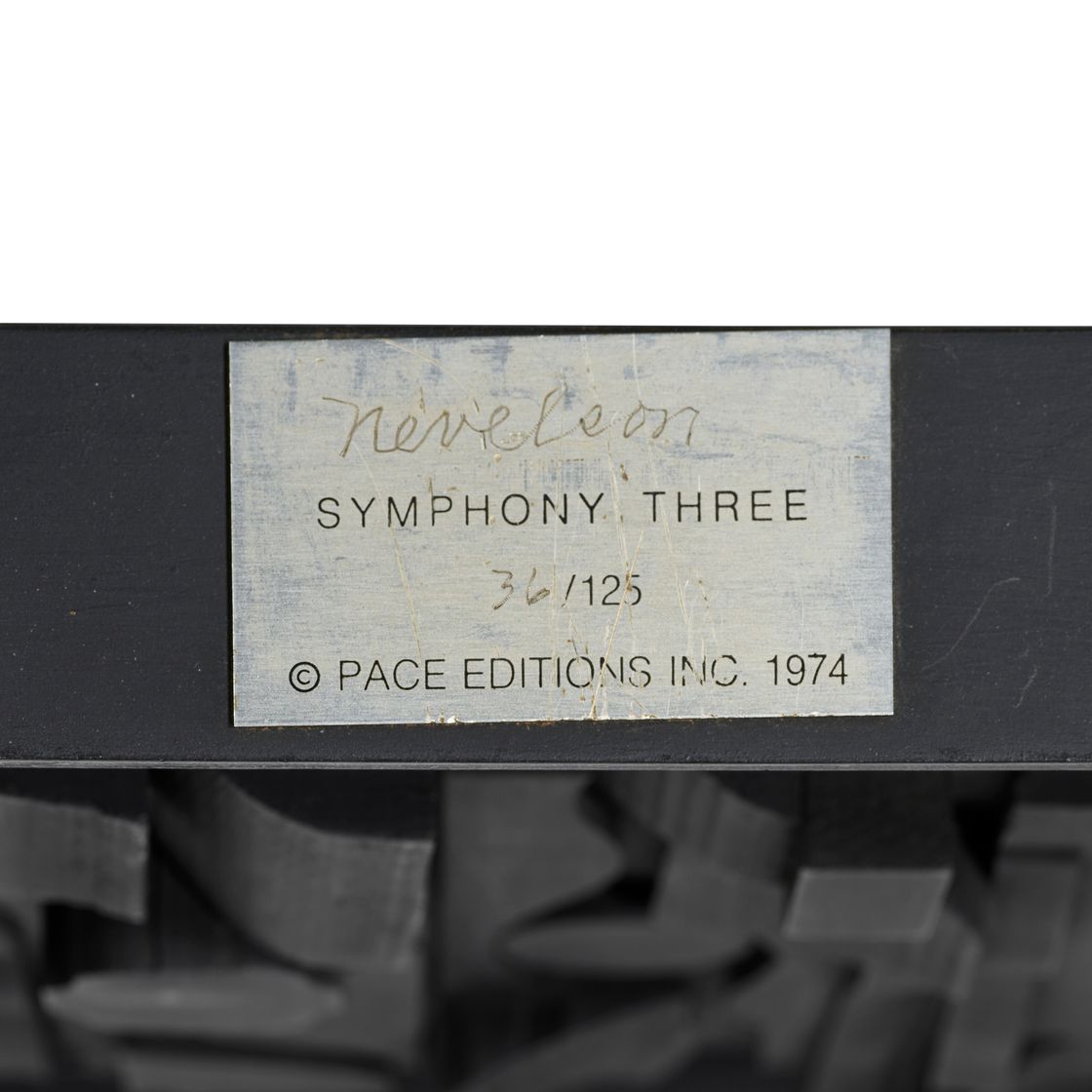 Louise Nevelson — Третья симфония, изображение 2