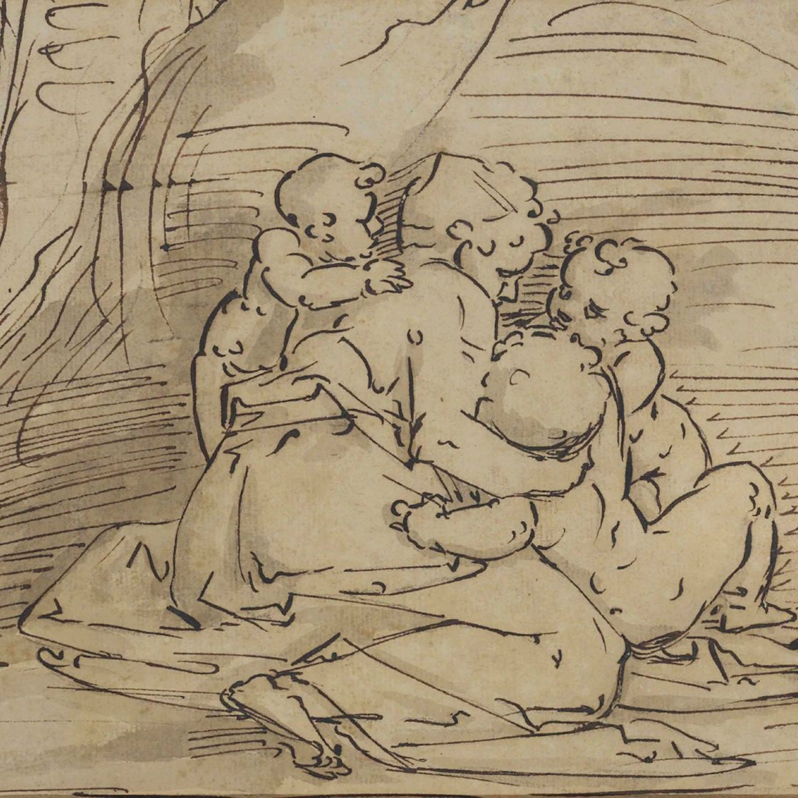 Luca Cambiaso — Аллегория милосердия