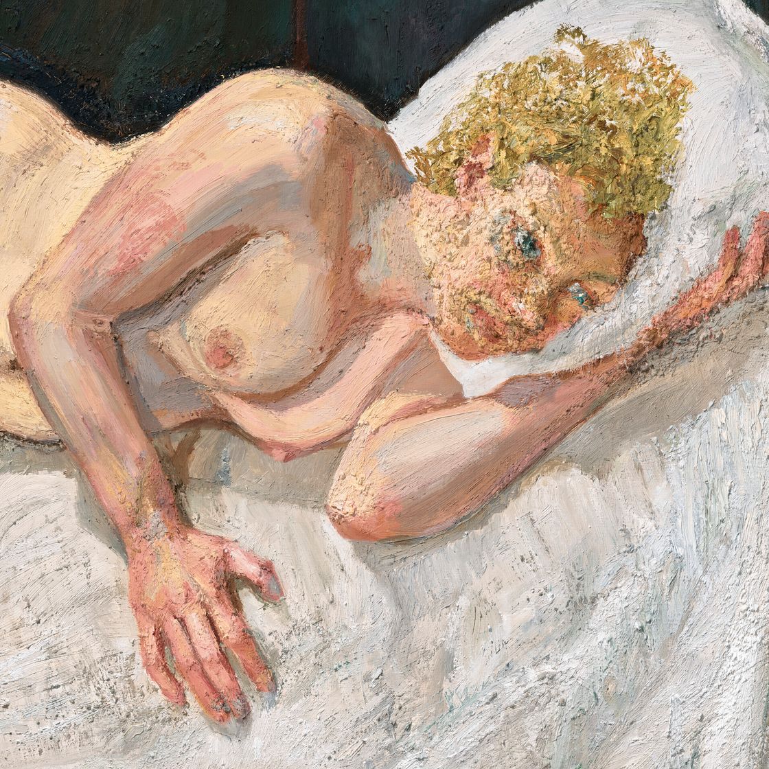 Lucian Freud — Риа, Портрет обнаженной, изображение 5