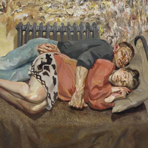 Lucian Freud — Иб и ее муж