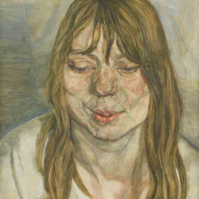 Lucian Freud — Улыбающаяся женщина