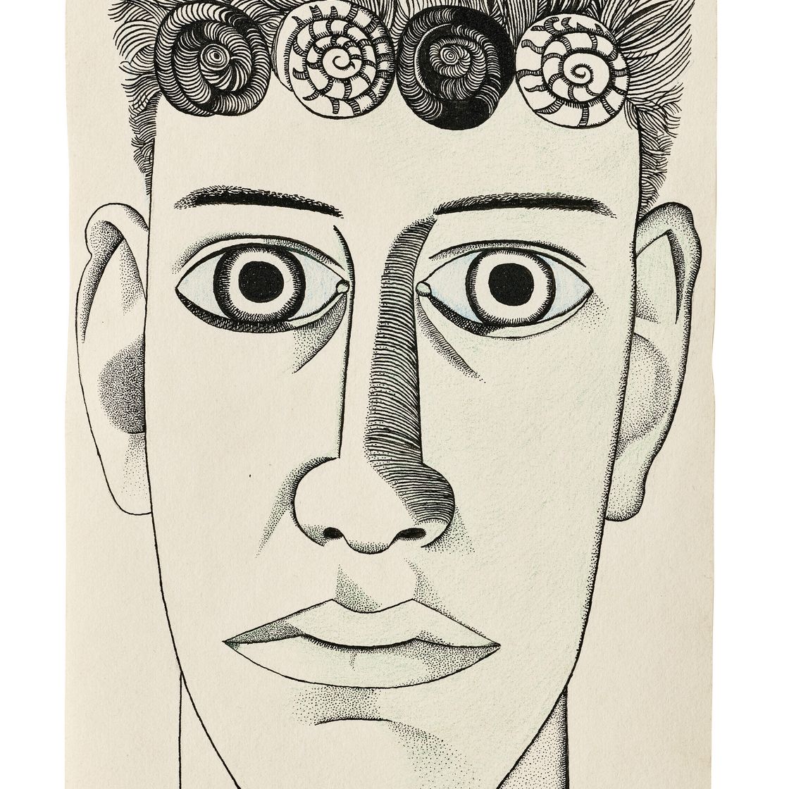 Lucian Freud — Мужчина (автопортрет), изображение 2