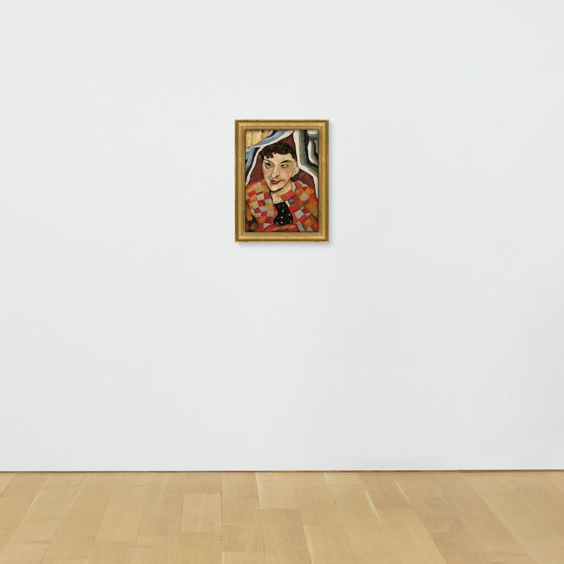 Lucian Freud — Женщина в разноцветном пальто, изображение 3
