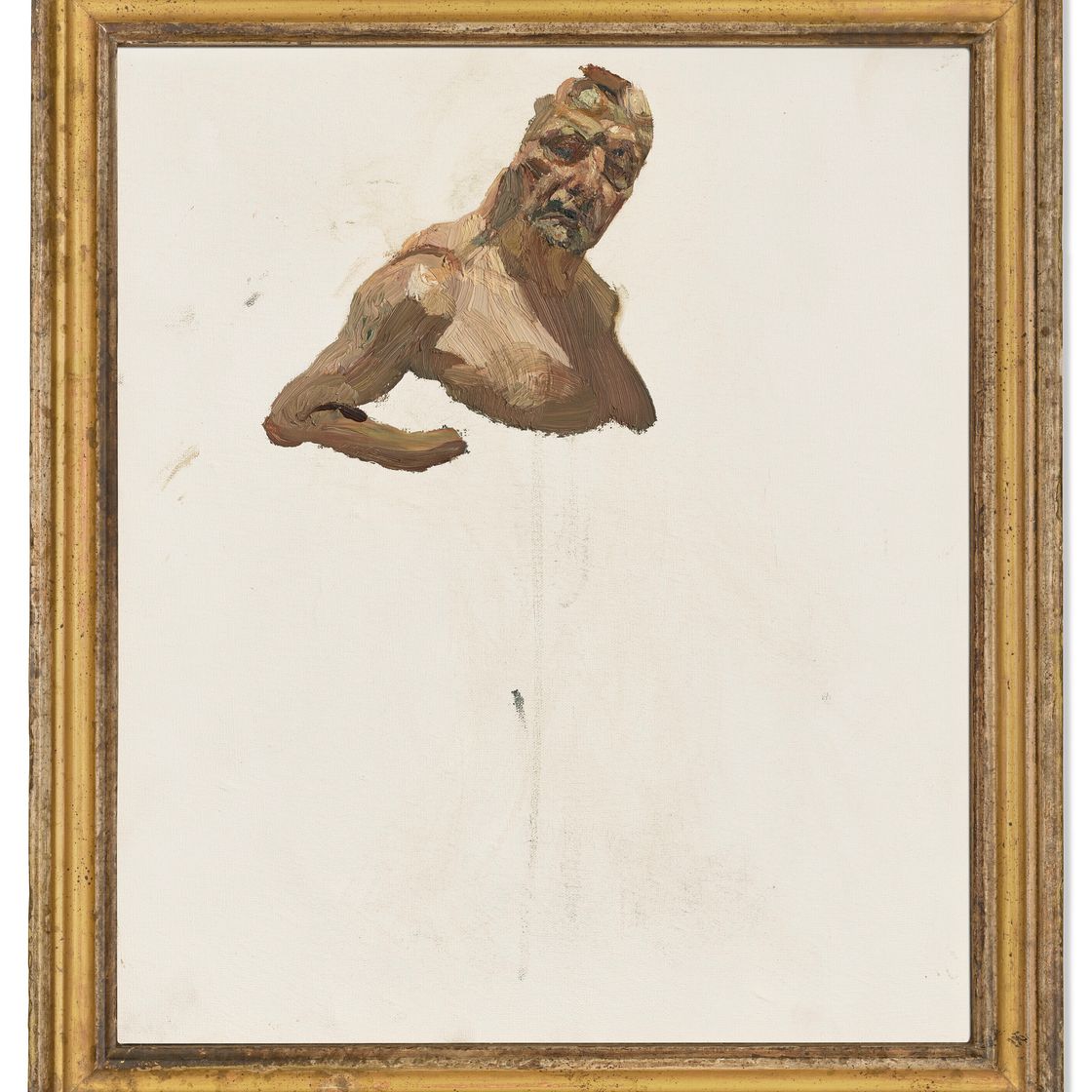 Lucian Freud — Автопортрет (фрагмент)