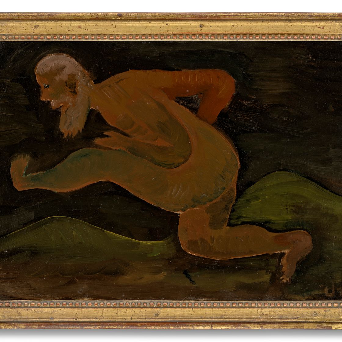 Lucian Freud — Старик Бежит