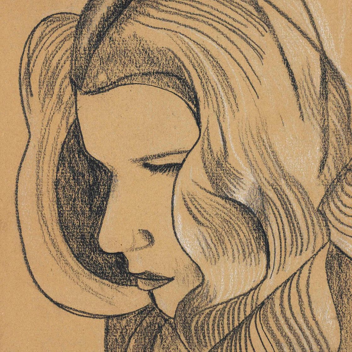 Lucian Freud — Голова девушки