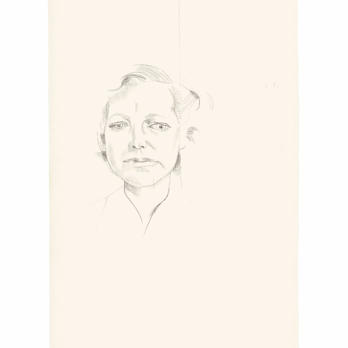 Lucian Freud — Голова женщины