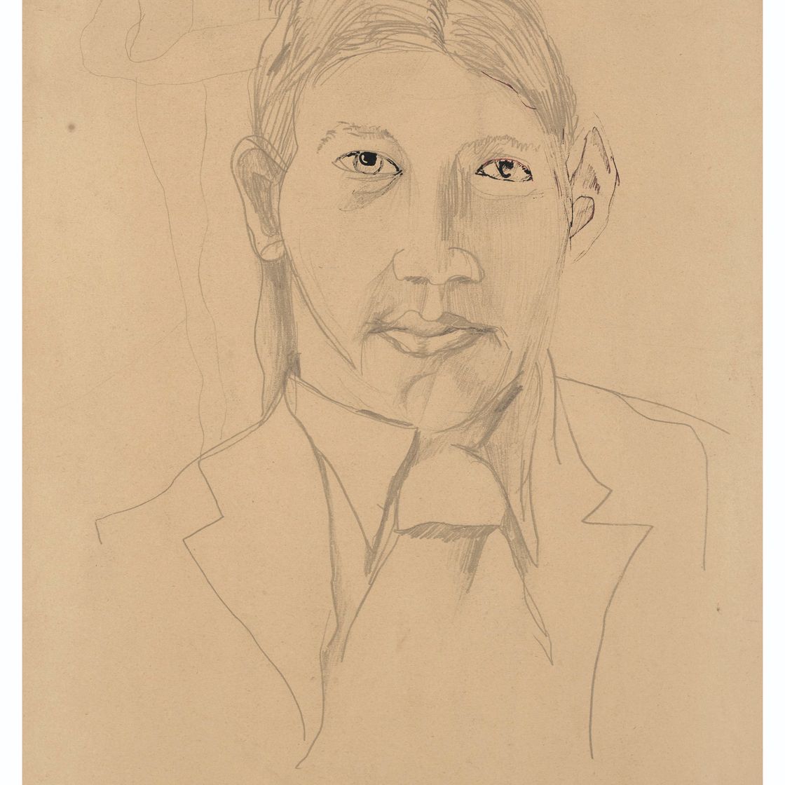 Lucian Freud — Портрет Джеймса Илиффа