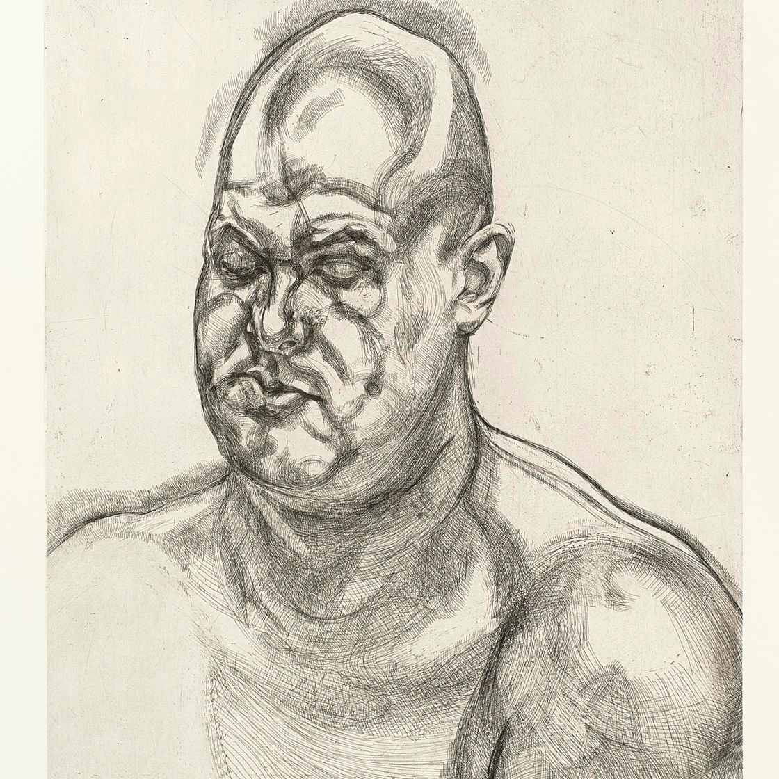 Lucian Freud — Большая голова