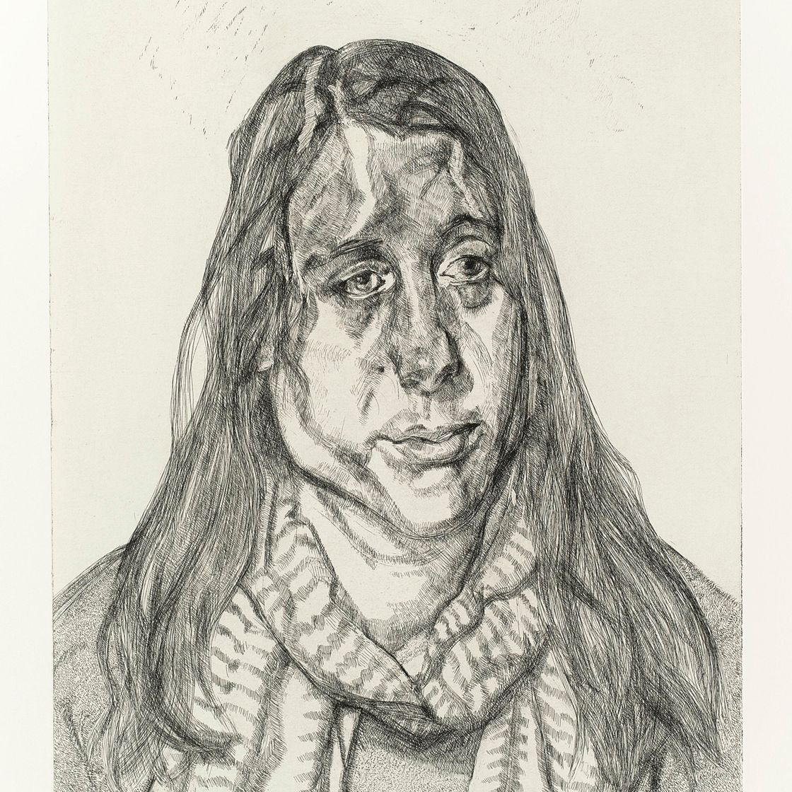 Lucian Freud — Портретная головка