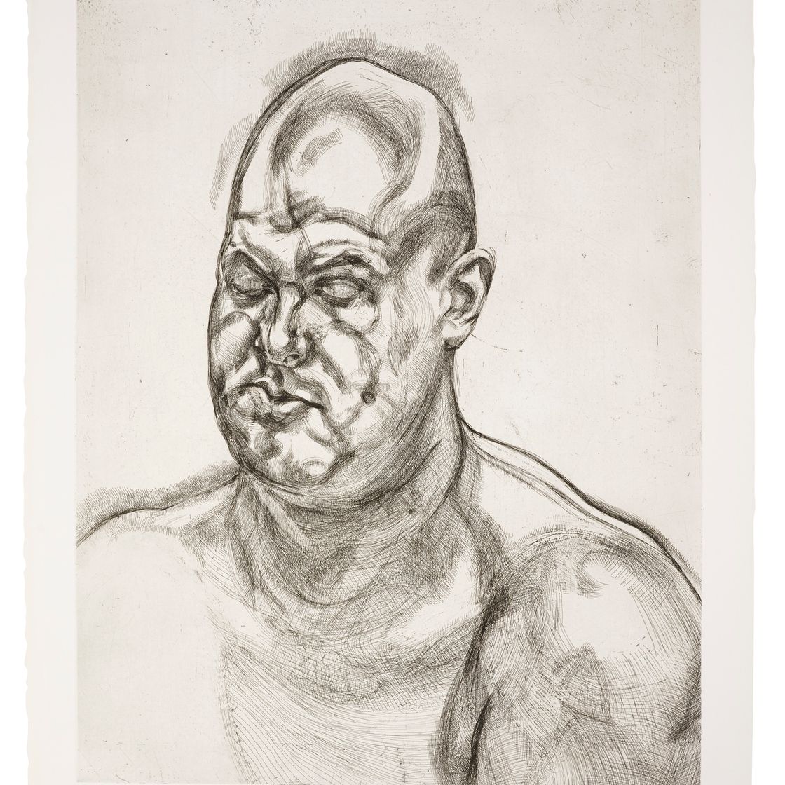 Lucian Freud — Большая голова, изображение 1