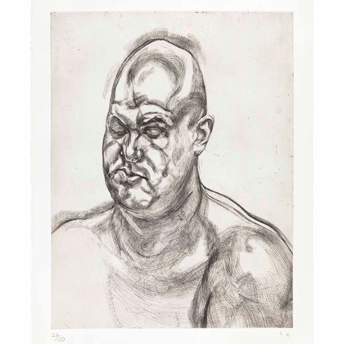 Lucian Freud — Большая голова