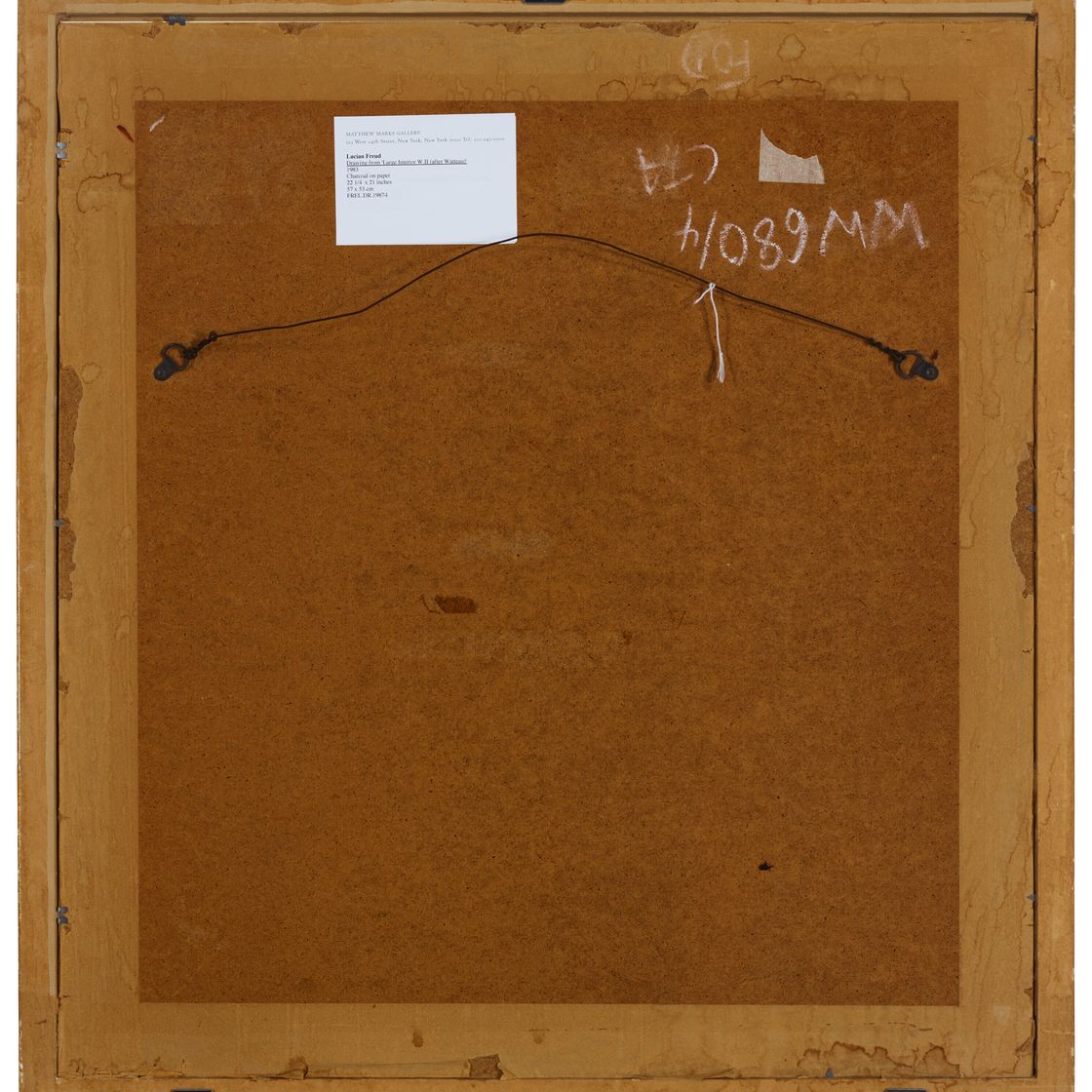 Lucian Freud — Рисунок из "Большого интерьера, W11 (в честь Ватто)", изображение 3