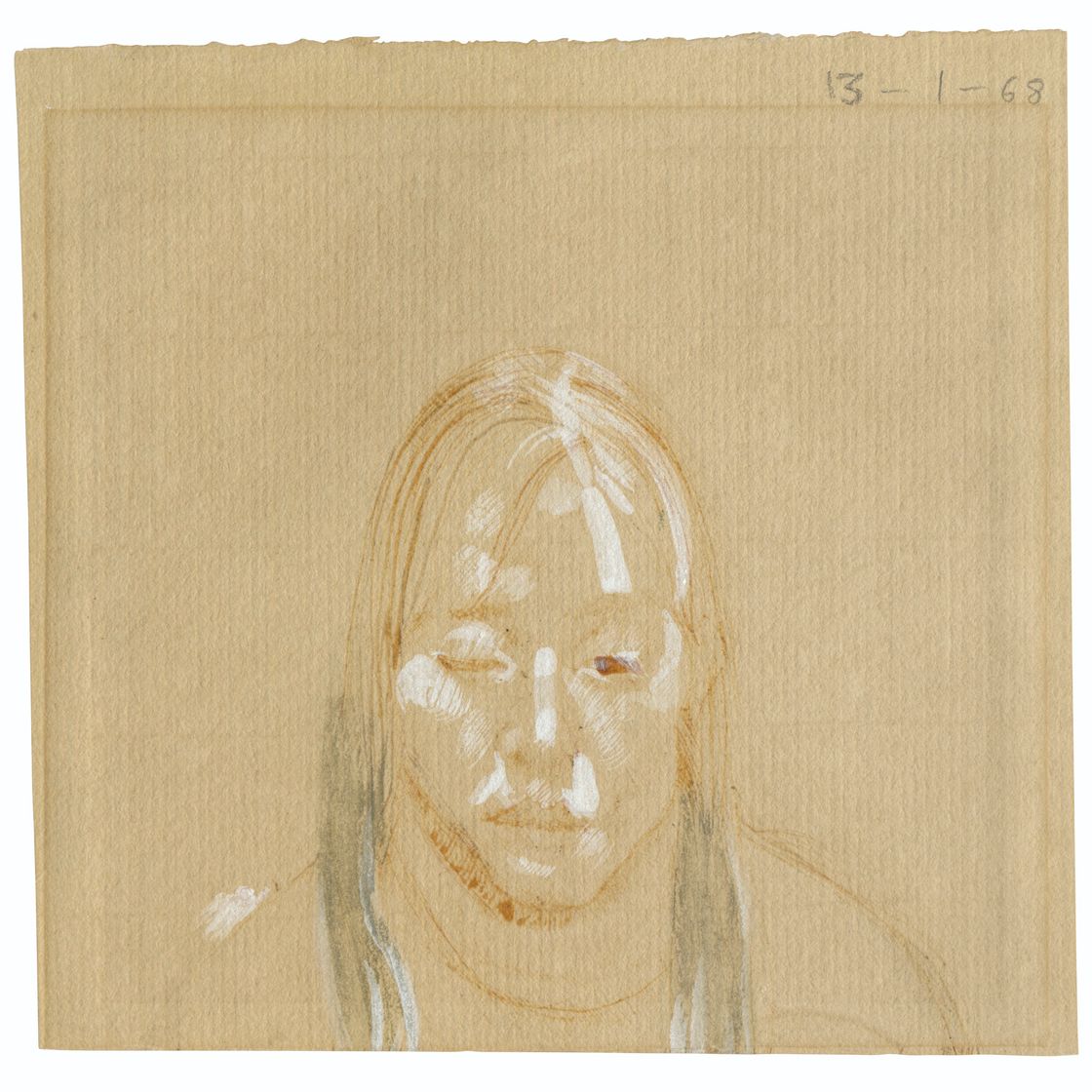 Lucian Freud — Голова девушки, изображение 2