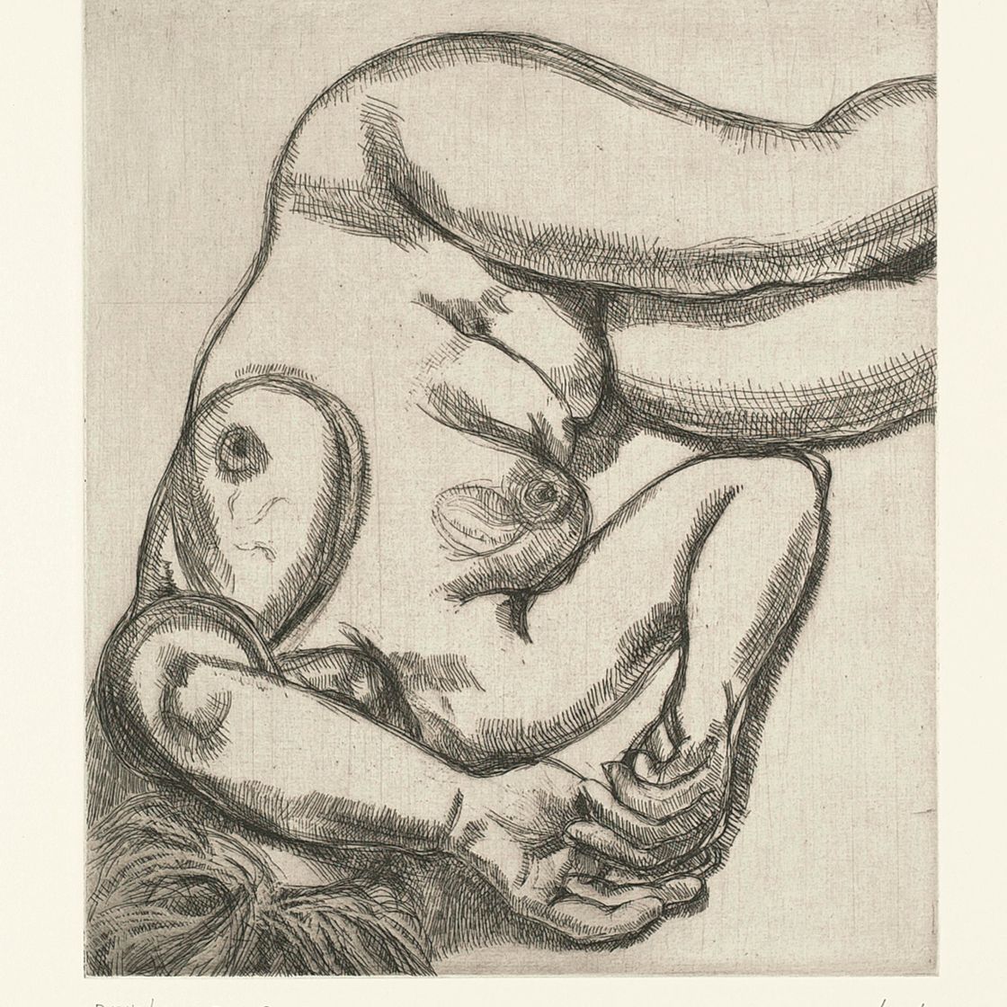 Lucian Freud — Женщина на кровати, изображение 1