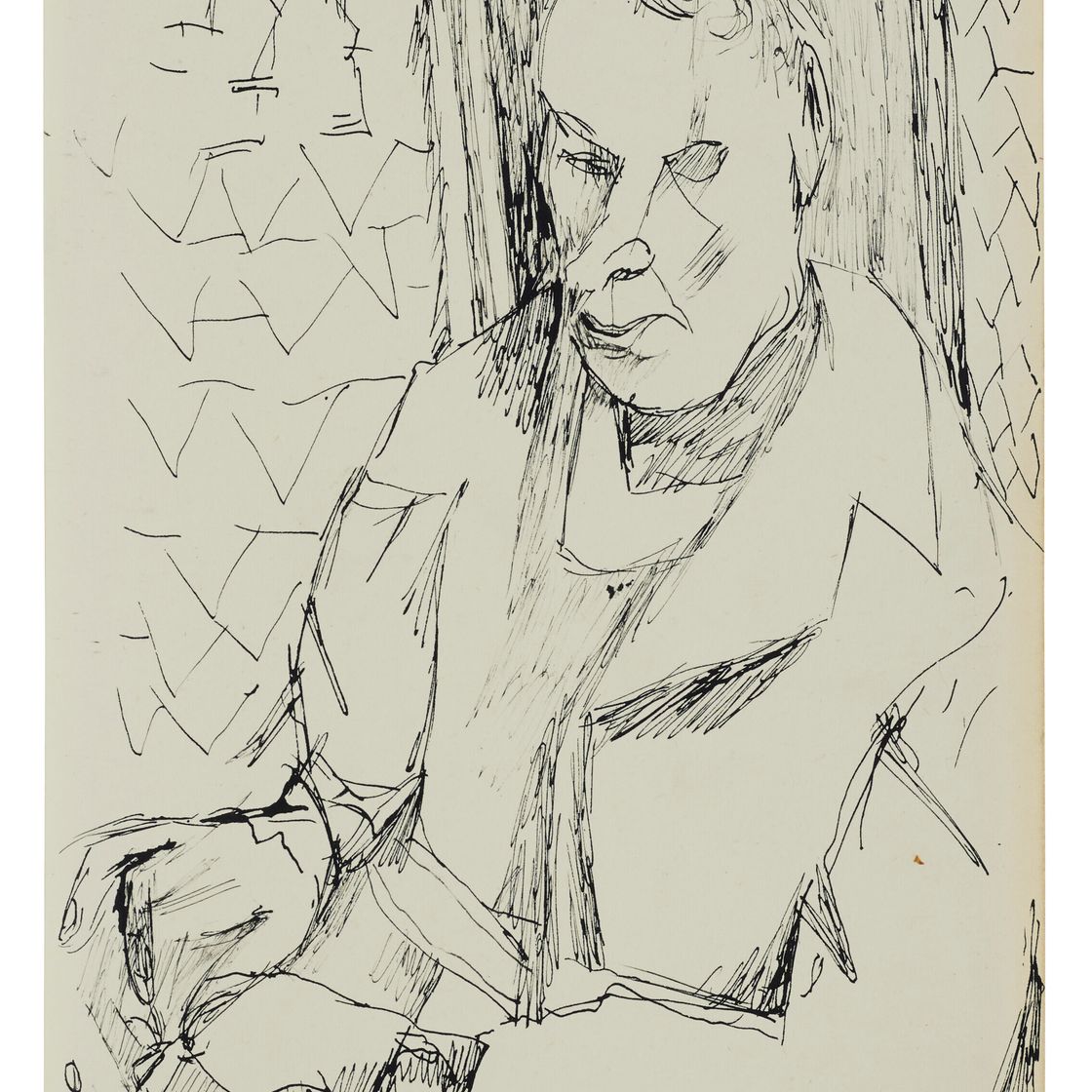 Lucian Freud — Портрет Стивена Спендера, изображение 1