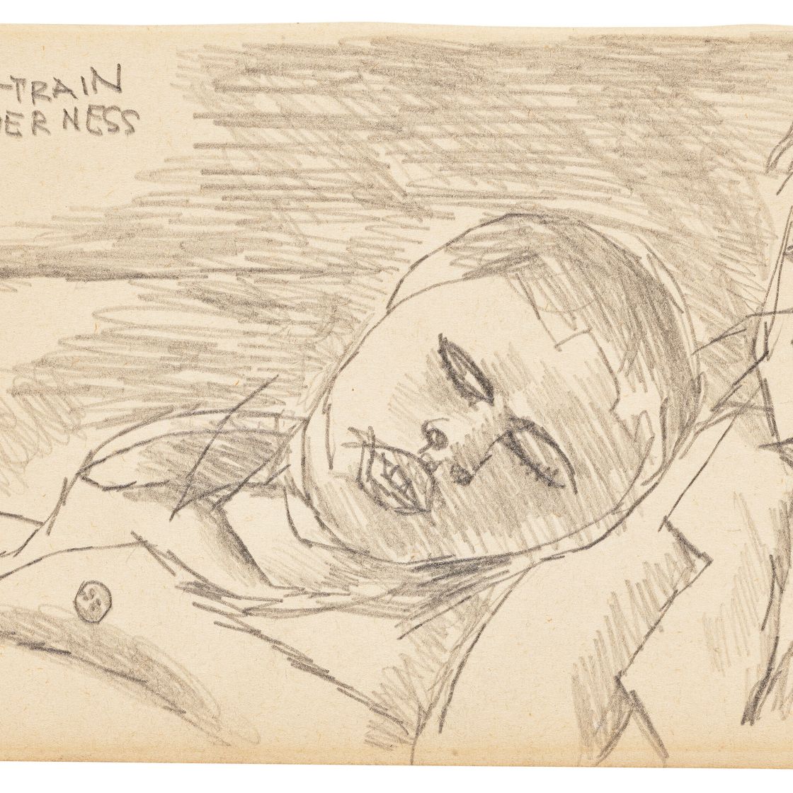 Lucian Freud — Ночной поезд в Инвернесс, изображение 1