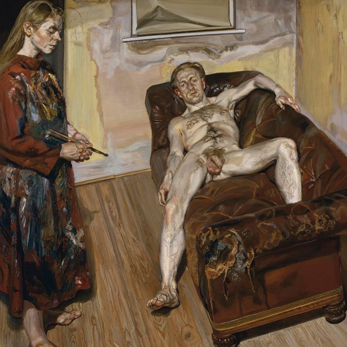 Lucian Freud — Мужчина, позирующий, изображение 2