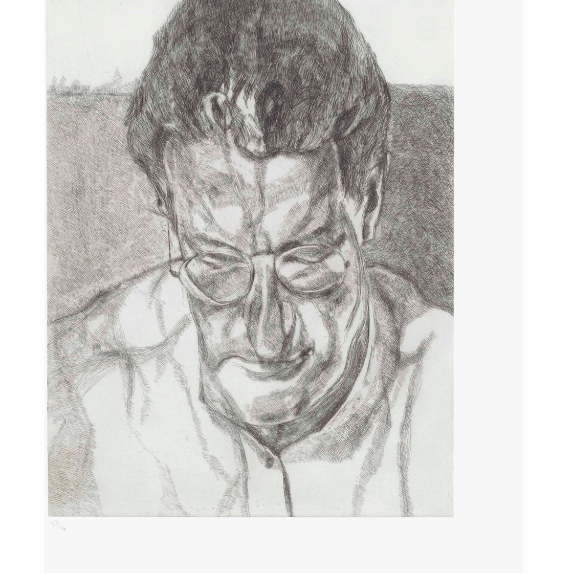 Lucian Freud — Врач художника