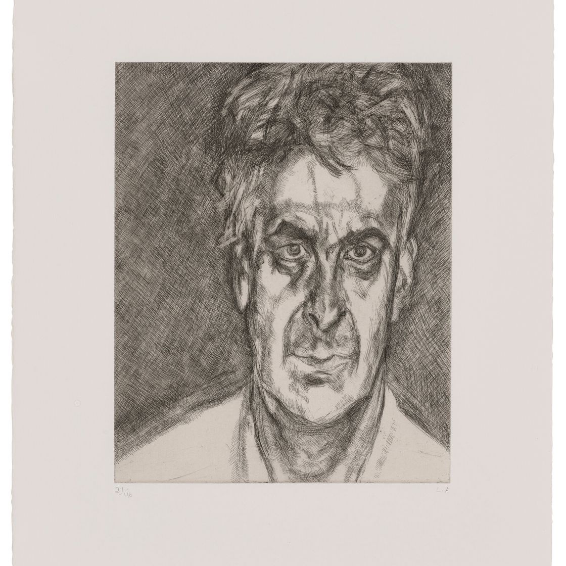 Lucian Freud — Портретная головка