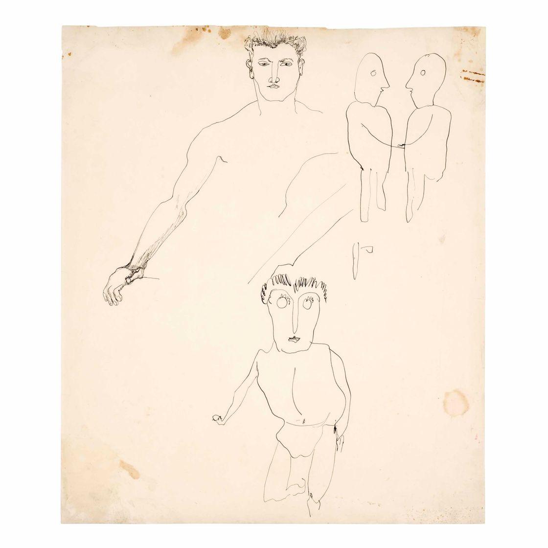 Lucian Freud — Без названия