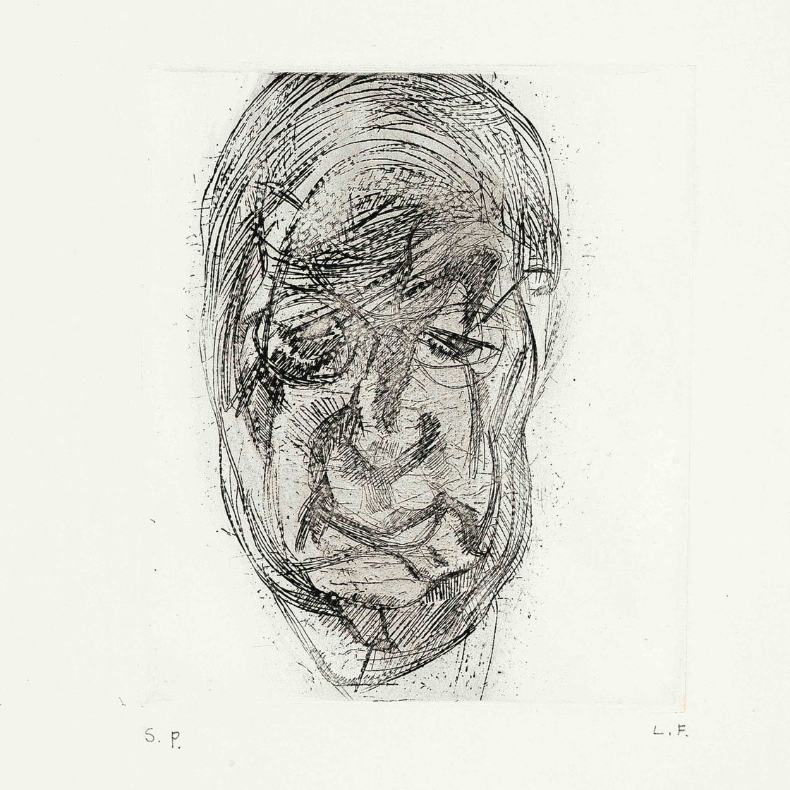 Lucian Freud — Лоуренс Гоуинг (Вторая версия) (Хартли 9)
