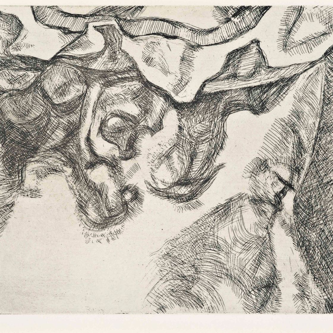 Lucian Freud — После Шардена (маленькая тарелочка)