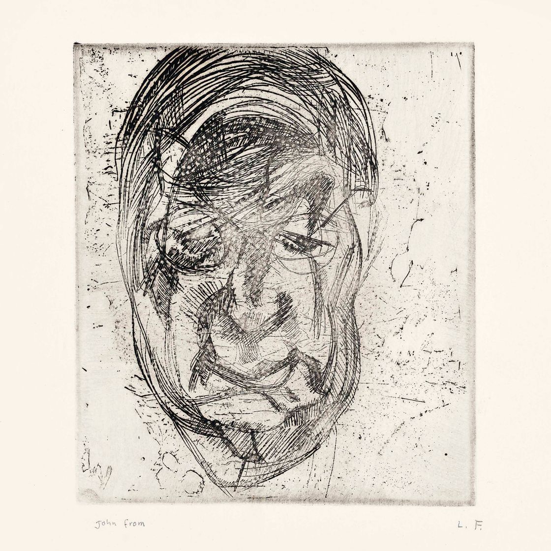Lucian Freud — Лоуренс Гоуинг (вторая версия)