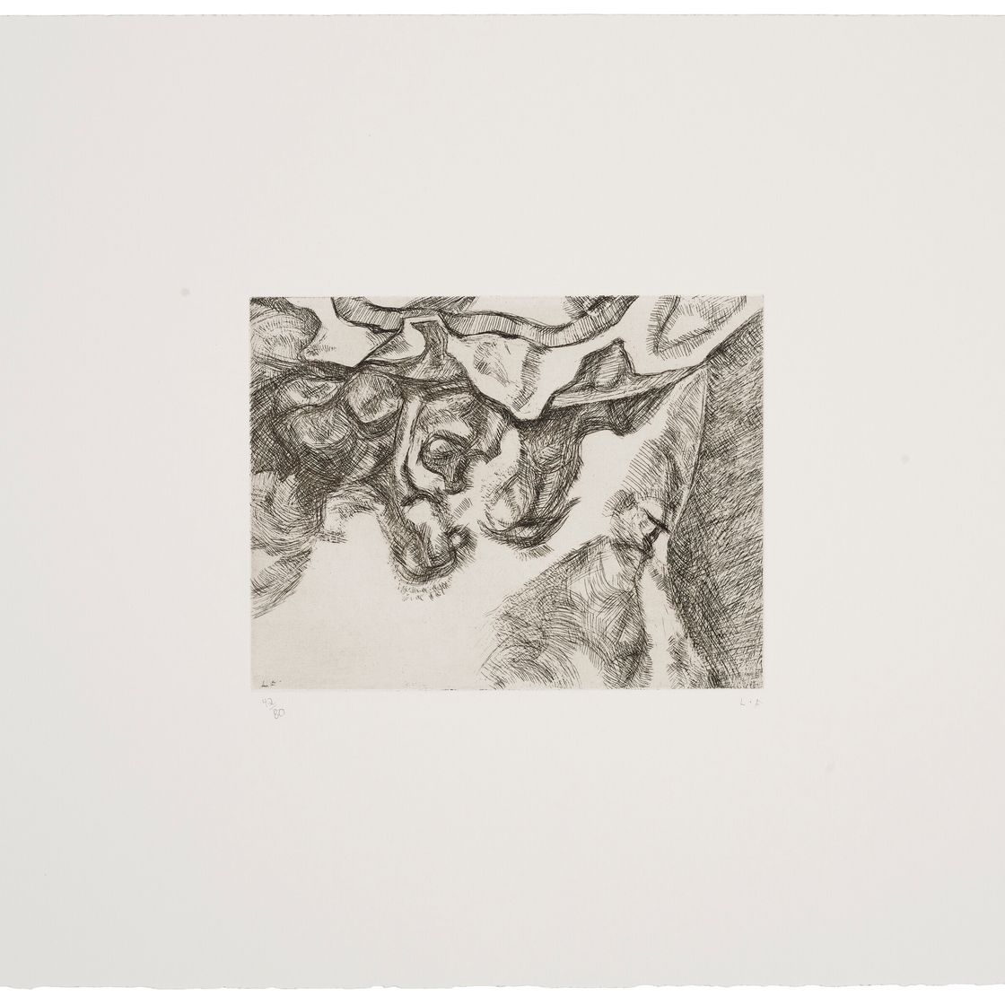 Lucian Freud — После Шардена (маленькая тарелочка)