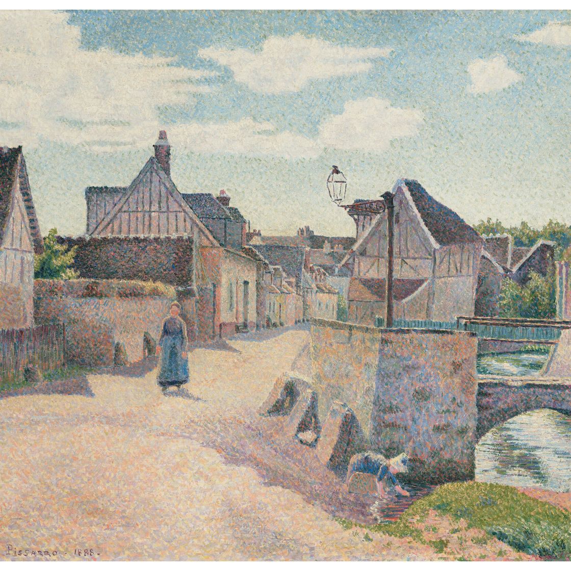 Lucien Pissarro — Гуверн, пре-Ланьи, изображение 1